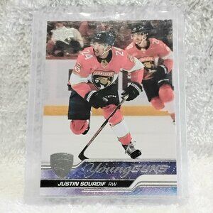 5/$20 Mint 2023/24 UD Justin Sourdif Young Guns NHL Card 471!!